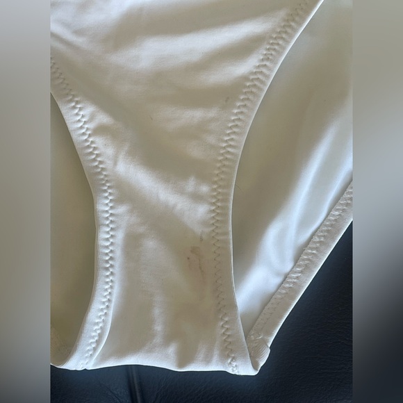 VINTAGE CHANEL WHITE LOGO SWIMSUIT💝HP - Picture 6 of 14